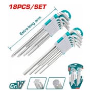 Total THT106KT0181 18 Pcs Hex Key and Torx Key Set product image