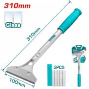 Total THT183201 | 30cm Steel Scraper for Cleaning Hard Surfaces product image