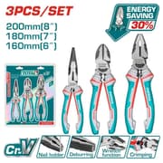 Total THT2K0301S | 3 Pcs High Leverage Pliers Set product image