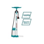 Total TMPP3811 Hand Pump – 160 PSI Heavy-Duty Manual Tire Inflator with Gauge product image