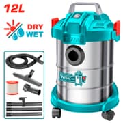 Total TVC14122 Industrial Drum Vacuum Cleaner 12L 800W – Wet & Dry product image