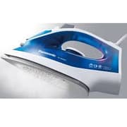 Panasonic Steam Iron 1800W, Titanium Coated Soleplate with Powerful Steam & Self-Cleaning System - Blue (NI-M300TATH) product image