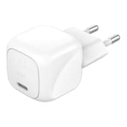 Belkin 30W Dual USB-C Wall Charger, BoostCharge 2-Port Fast Charger (20W + 10W / 30W Single), Compact Power Adapter for iPhone, iPad, and Samsung - White product image
