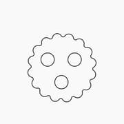 WMF Linzer 3 Holes Cookie Cutter product image