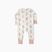 Snugbeenightwear cotton sleepsuit featuring a whimsical carousel product image