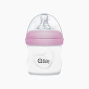 Ababy Borosilicate Glass Baby Natural Feeding Bottle (0m+ 120ml/4oz) product image