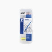 Staedtler BOX PENCILS QTY 5 + ERASER + SHARPENER + RULER 130 46 SETCB product image
