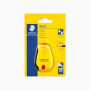 STAEDTLER CARD SHARPENER CYLINDRICAL COLOR YELLOW WITH CONTAINER product image