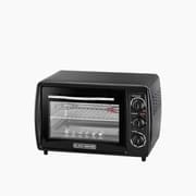 Black + Decker 19L Double Glass Toaster Oven with Rotisserie product image