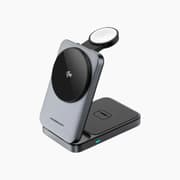 Powerology Foldable 3-in-1 Qi2 Fast Charging Hub product image