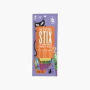 Schesir Stix Cat Pouch Variety Treats Chicken-Duck-Salmon 12x6x15 gm product image
