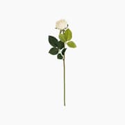 H Living Corsage Fabric Single Branch Artificial Flowe 44 cm White product image