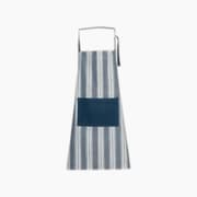 H Living Blue Lines Polyester Kitchen Apron 65x75 cm Navy Blue product image