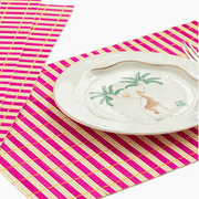 H Living Pring Bamboo 4 Pcs Table Mat 45x30 cm Pınk product image