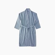 H Living Soft Cotton Bathrobe L-XL Light Blue product image