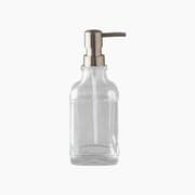 H Living Polina Bathroom Soap Dispenser 21 cm Transparent product image