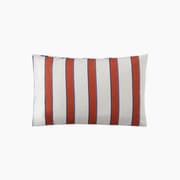 H Living Marine Stripe Cotton 2 pcs Pillowcase 50x70 cm Navy Blue - Orange product image