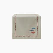 H Living Fishes Cotton Runner 40x140 cm White product image