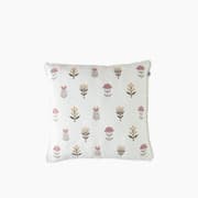 H Living Zaira Embroidered Decorative Cushion 45x45 cm Ecru product image