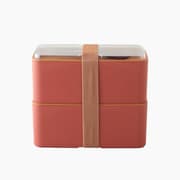 H Living Mezaluna Time Plastic 2-Tier Lunch Box 1 L- 1 L product image