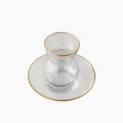 H Living Stellar Glass 12 Pieces 6 Servings Tea Set 140 ml product image