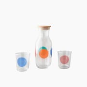 H Living Shinea Glass 3 Pieces Water Set 1000 ml + 315 ml Colored product image