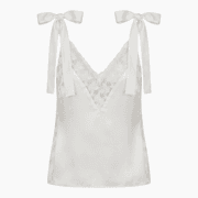 Bardot Aubrey Tie Strap Cami In Orchid White product image