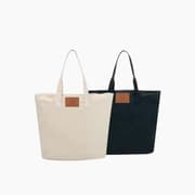 Leopardous Beige Canvas Tote Bag product image
