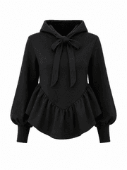 Ink Martini BLACK TO BASICS HOODED PULLOVER product image