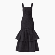 Elliatt Alexandra Tiered Gown in Black product image