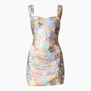 Elliatt Athea Sequin Mini Dress in Floral product image