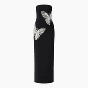 Elliatt Mira Strapless Gown in Black product image