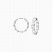 Illumine Gold Eternal Oval Hoops Earrings product image