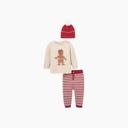 Elegant Baby Gingerbread Holiday Pullover Set product image