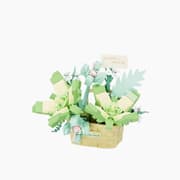 Green Flower Basket Puzzle product image