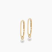 Joy Jewels Long Pearl Drop Earrings product image