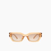 Le Specs Cubito Wide Fit Sand Female D-Frame Sunglasses product image
