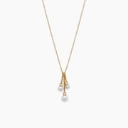 Joy Jewels Trio Pearls Drop Necklace product image