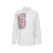 Ramz Embroidery Pomegranate Flowers Gaza Embroidered Shirt product image