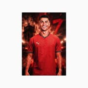Cristiano Ronaldo 7 A4 Canvas Print product image