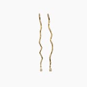 Nadine Shami Yellow Gold Diamond Earrings product image