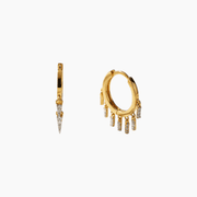 Noura B Jewelry Elemental Mini Hoop Earrings product image