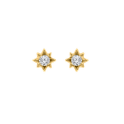 Baby Chic Fine Jewelry Starburst Diamond Earrings product image