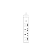 Linkcomn Power Strip, 4-SOCKETS, 1.6Mm, White product image