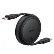 Baseus Free2Pull Mini Charging Cable USB-C to USB-C 60Watts, 1Mm, Cluster Black product image