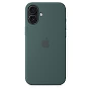 iPhone 16 Plus Silicone Case with Mag Safe, Lake Green product image