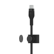 Belkin Boost Charge PRO Flex USB-C to USB-C Braided Silicone Cable, 2Mm, Black product image