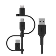 Belkin Boost Charge Universal Cable, USB-A cable with USB-C, Micro-USB and Lightning, Black product image