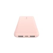 Belkin Boost Charge 3Port & 10000Mah Power Bank with USB-C 15Watts, Dual USB-A, Pink product image