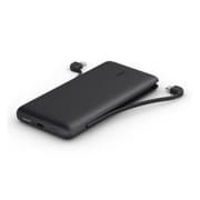 Belkin Boost Charge Plus 2 Integrated Cables, 10000Mah Power Bank USB-C 18Watts, Black product image